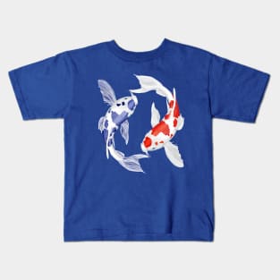 Yin Yang Koi fish Kids T-Shirt